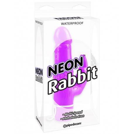 NEON RABBIT VIBE VIBRADOR LILA