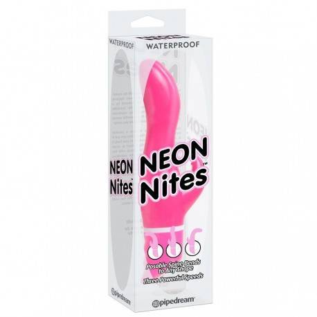 NEON NITES VIBRADOR RAMPANTE ROSA