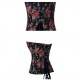 QUEEN CORSETS FLOWER NEGRO TALLA S